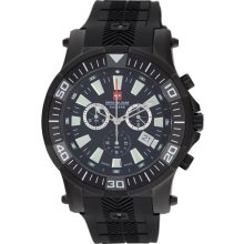 Swiss Military Hawk Rubber Chronograph Men's Watch 06-4H1-13-007