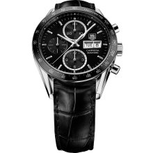 Tag Heuer Men's Carrera Black Dial Watch CV201AG.FC6266