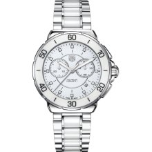 Tag Heuer Women's Formula 1 White & Diamond Dial Watch CAH1211.BA0863