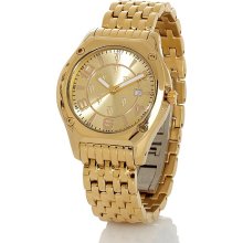 Timepieces By Randy Jackson Ladies' Tonal Logo Bracelet Watch