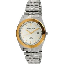 Timetech Men's Two-tone Stainless Steel Expansion Watch