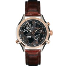 Timex Intelligent Quartz Leather Watch Brown