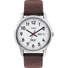 Timex Men's Brown Leather Strap Watch