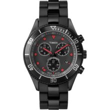 Timex Originals Sport Chronograph On Pu Bracelet And Red Accents - T2n867