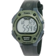 Timex Sport Ironman Black And Green Watch T5k520