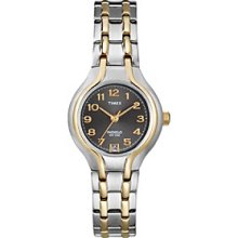 Timex Women's Charcoal Dial Two-Tone Stainless Steel Bracelet Women's