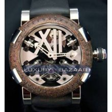 Titanic-DNA - A la Grande rusted steel T-OXY III Tourbillon Steampunk / Steel