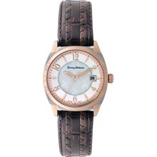 Tommy Bahama Leather Mother-of-Pearl Dial Women's Watch #TB2120