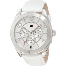 Tommy Hilfiger White Leather Women's Watch 1781202