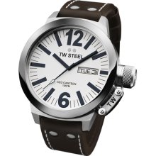 TW Steel Men's CEO Canteen White Dial Watch TW-Steel-CE1005