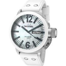 Tw Steel Men's White Mother Of Pearl Dial Watch CE1037