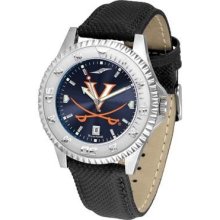 University of Virginia Cavaliers Men's Leather Wristwatch