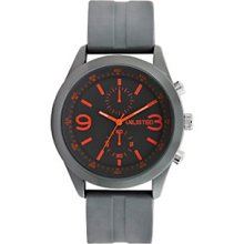 Unlisted by Kenneth Cole UL1224 Silicone Grey Orange Men's Watch