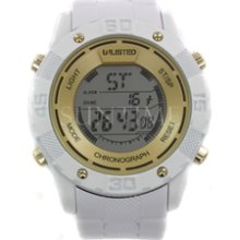 Unlisted by Kenneth Cole UL1215 Digital White Silicone Men's Watch