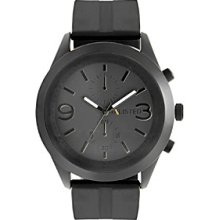 Unlisted Ul5007 Men's Chronograph Black Silicone Strap