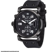 Vestal USS Observer Chrono Watch - Black/Brushed Black/Black/Lum OBCS001