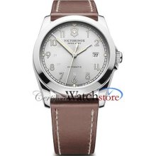 Victorinox 241566 Watch Infantry Mens Silver Dial Quartz Movement