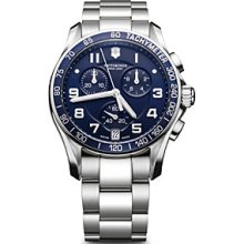 Victorinox-Swiss Army, Chrono Classic Blu DL/BEZ SS BRAC, 241497