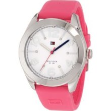 Women's 1781256 Sport Pink Silicon Stainless Steel