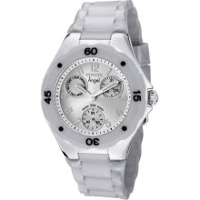 Women's Angel Silver Dial Gray Silicone ...