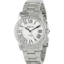 Women's Angel Stainless Steel Case and Bracelet Silver Tone Dial