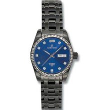 Women's Black Stainless Steel Automatic Blue