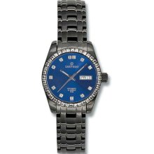 Women's Black Stainless Steel Automatic Blue Dial