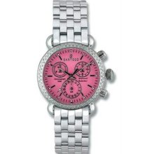 Women's Diamond Chronograph Pink