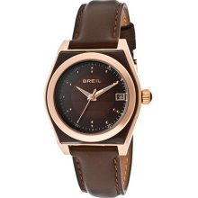 Women's Escape Brown Dial Brown Genuine Leather ...