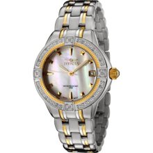 Women's Invicta II Diamond Accented Two Tone Stainless Steel