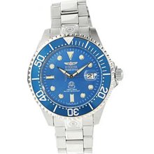 Women's Ladies Grand Diver Stainless Steel Case and Bracelet Blue Tone