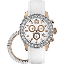 Women's Marc Ecko Chronograph Customable Bezel Watch E18506G4