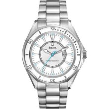 Women's Precisionist Stainless Steel Case and Bracelet Silver Dial Dat