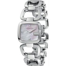 Women's Stainless Steel G-Class Mother Of Pearl Dial