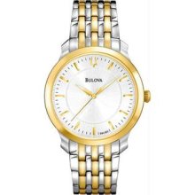 Women's Two Tone Stainless Steel Case and Bracelet Classic Dress