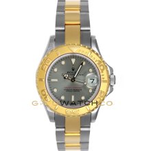 Yachtmaster Steel & 18K Gold Model 168623 Slate Face