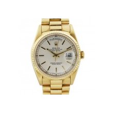 18k Yellow Gold Rolex Day-Date Presidential Double Quickset Watch