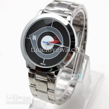 1x Bariho Quality Mov't Silvery Stainless Steel Men Modern Watch 443