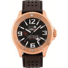 3H Men's T8OR Titanium Rose-gold PVD Automatic Divers Jumbo Dial ...