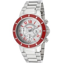 a_line Watches Women's Marina Chronograph Light Silver Dial Stainless