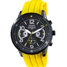 Accurist Men's Chronograph Yellow and Black MS921BY Watch