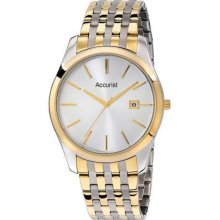 Accurist Men's Date Display, Round Dial, Two-Tone MB972S Watch