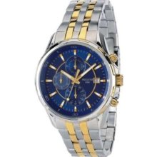 Accurist Men's Two Tone Chrongraph Bracelet MB934N Watch