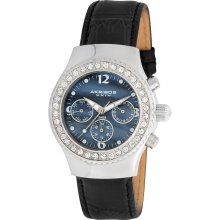 Akribos XXIV Women's Austrian Crystal Multifunction Quartz Watch