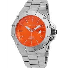 Android Orange Dial Divemaster Enforcer Tritium Tube Automatic Watch #AD536BRG