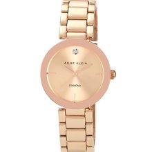 Anne Klein Mirror Bezel Bracelet Watch, 32mm