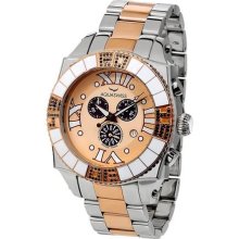 Aquasiss 62XGB003 Swissport Diamond Men's Chronograph Watch Two Tone