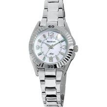 Armitron Women's 75/3838pmsv Silver Analog Bracelet Watch