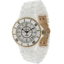 Avianne&Co Womens White Ceramic Watch