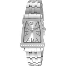 Azzaro A BY Azzaro Ladies Stainless Steel Silver Face Watch